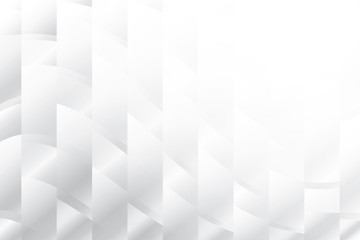 Naklejka premium Abstract geometric white and gray color background. Vector, illustration.