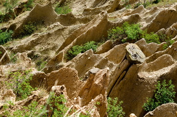 The sandstone pyramids of Stob, Rila mountain Bulgaria