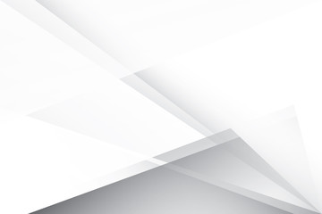 Abstract geometric white and gray color background. Vector, illustration.