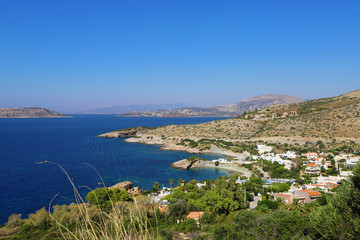 Fototapeta na wymiar Griechische Küste bei Athen