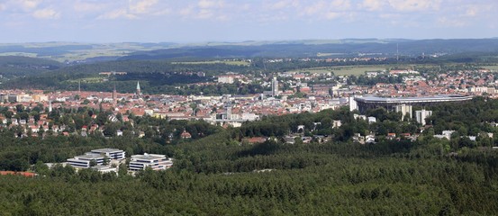 Panoramablick über Kaiserslautern © U. J. Alexander
