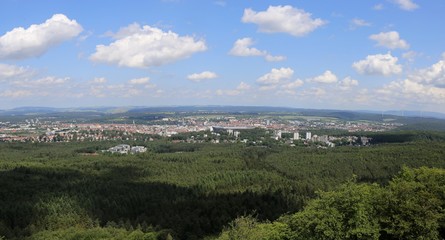 Panoramablick über Kaiserslautern © U. J. Alexander