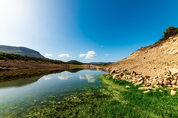 Reflections in Temo lake