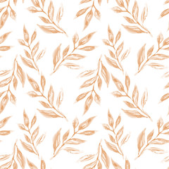 Leaves Seamless Pattern.