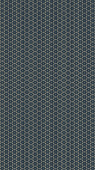 Seamless Pattern (Triangle shapes, White Star Light on Blue Textile Pattern)