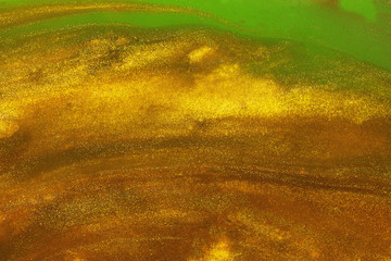 Abstract background from paint with sparkles