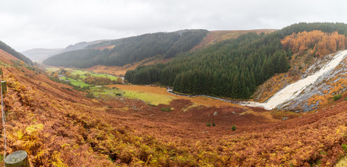 autumn landscape in the mountains