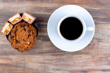 Coffee and sweetness.