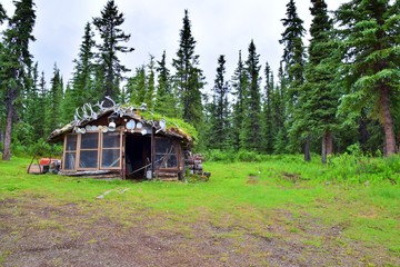 Sluice bar - Denali , Alaska 