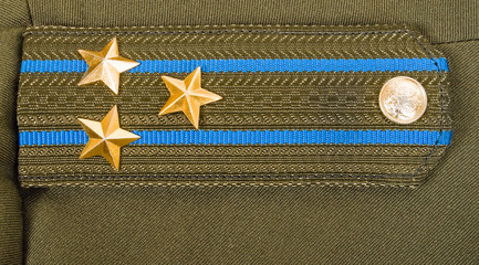 Shoulder strap colonel of the Russian Airborne Troops