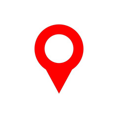 Location Pin Icon flat design 