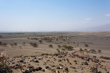 Lake Natron area landscape, Tanzania, Africa