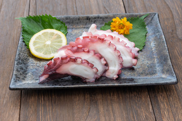 たこのさしみ