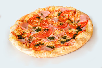 Food on a white background
