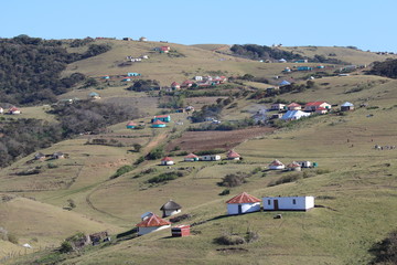Xhosa Dorf in Südafrika