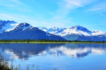 Fototapeta na wymiar Turnagain Arm - Alaska 