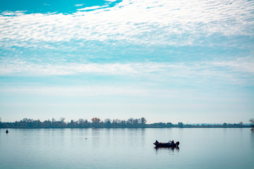 boat on lake