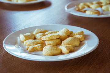 delicious cookies on a plate