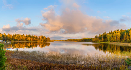 Kajosaari island, lake Ladoga, Karelia, Russia.