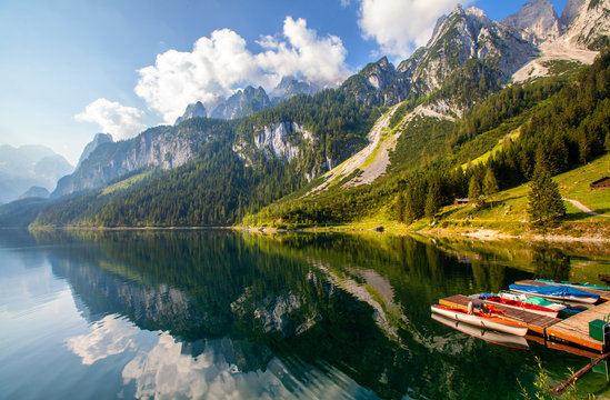Der vordere Gosausee im Salzkammergut