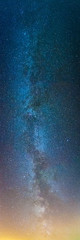 Galaxy Milky Way - night sky panorama