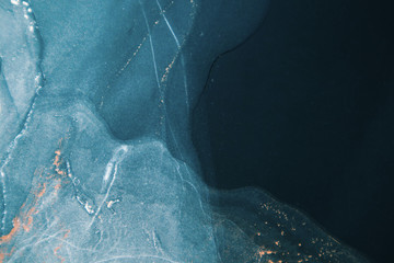 Ink colors are amazingly bright, luminous, translucent, free-flowing, and dry quickly. Abstract artwork. Trendy wallpaper. Natural pattern, luxury. Art for your design project. Transparent creativity.