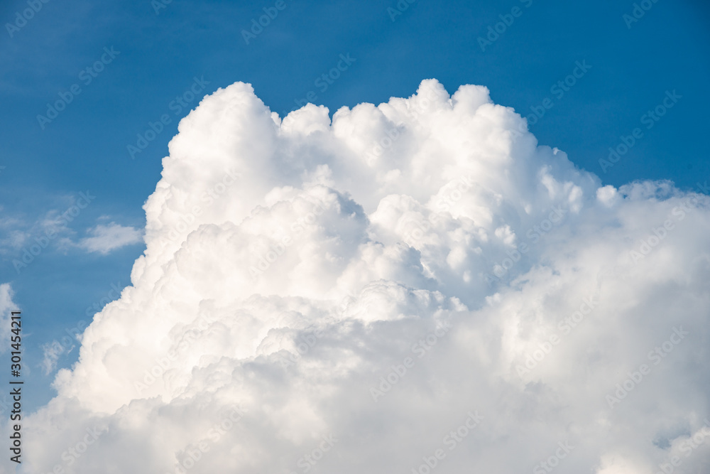 Wall mural blue sky and clouds background