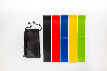 Elastic rubber bands for fitness