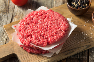 Raw Red Organic Hamuburger Pattys