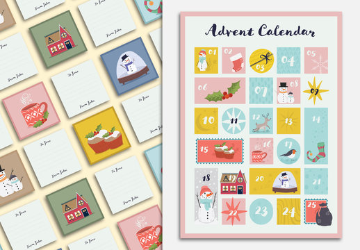 Advent Calendar Layout Kit