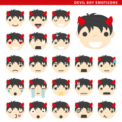 devil boy emoticons