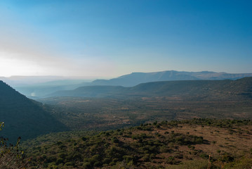 The rural landscape of KwaZulu Natal in South Africa