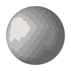 Golf ball isolated vector illustration isolated