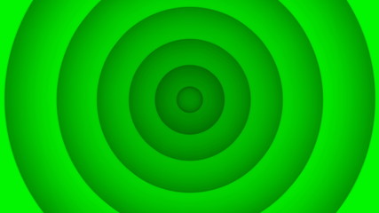 Concept of circles in green color