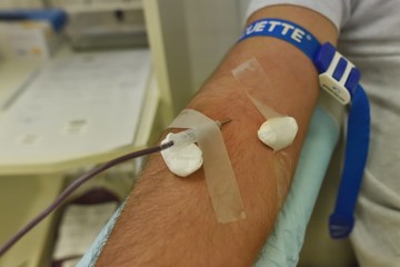 The blood donation