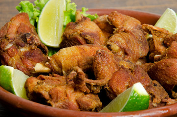 Frango a passarinho