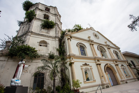 Facade of St Mark's Church in Cabugao, Luzon, Philippines, Asia 
