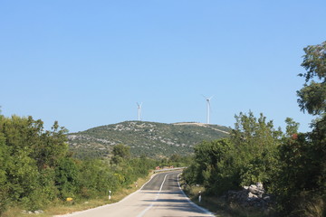 The road stretches beyond the horizon