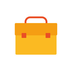 Isolated construction box flat design