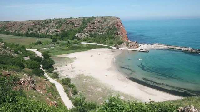 HD footage of the Bolata beach, by the Black Sea, in Bulgaria.