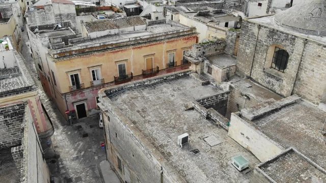 Nardo city near Lecce in Salento aerea in Puglia, Aerial View