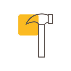 Isolated construction hammer line design