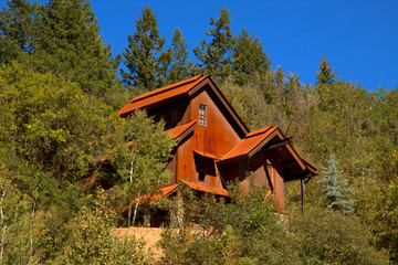 Newer mine located in the Rocky Mountains of Colorado