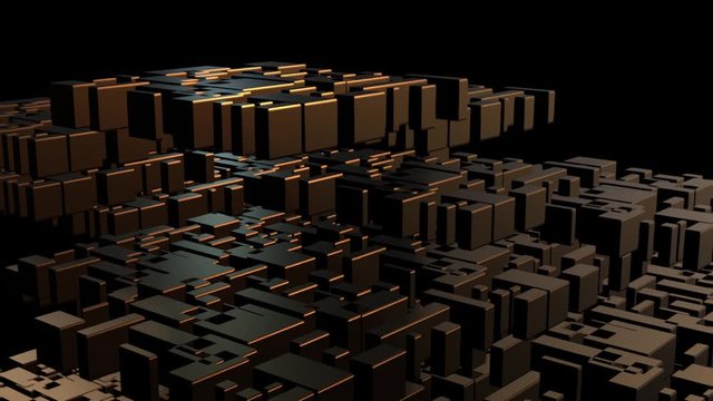Metal texture for logo with rotation in 3d.