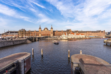 Obraz premium Bahnhof Amsteradam, Niederlande