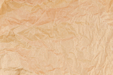 Top view detailed light beige packaging paper texture background