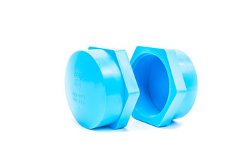 Blue PVC Fittings - Threaded Caps