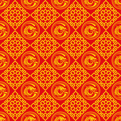 Red Chinese Pattern