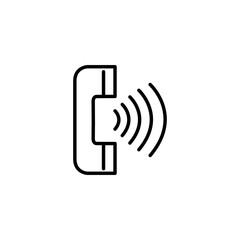 Social media phone icon line design