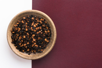 Chipotle Pepper Flakes in a Bowl